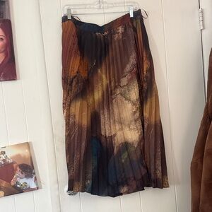 Elegant Multicolor A-Line Skirt